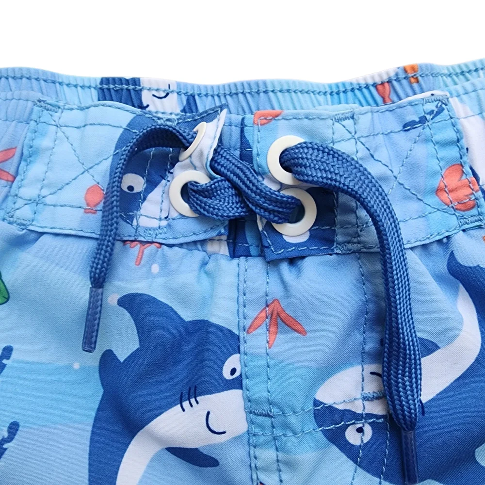 Tommy Bahama Boys Shark Rashguard & Swim Trunks Set - Size 2T